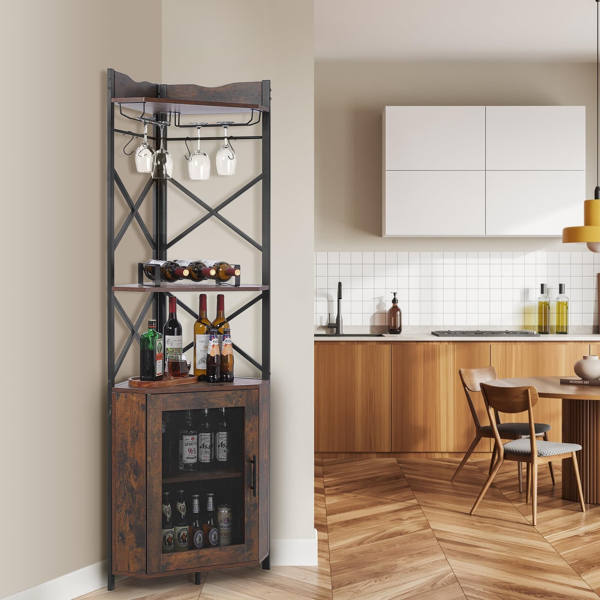 Corner wine cabinet bar 2025