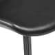 preview thumbnail 61 of 103, LUE BONA Modern Industrial Counter Stools Faux Leather Upholstered Counter Height Bar tools with Back