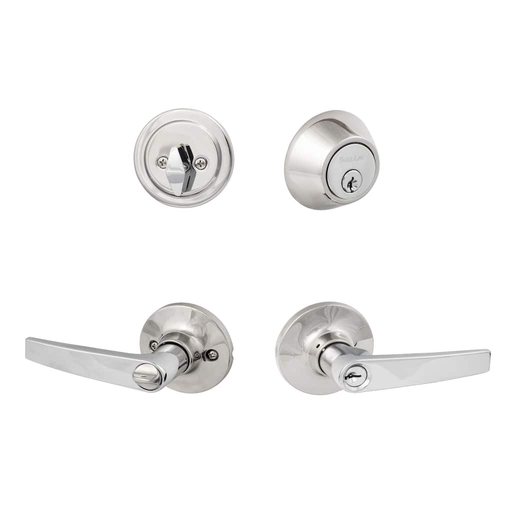 Sure-Loc Cedar Entrance Lever with Keyed Alike Deadbolt