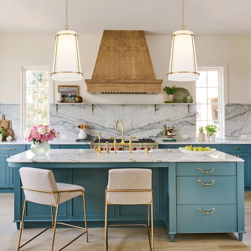 Modern 1-Light Round Cylinder White Fabric Cage Pendant Chandelier