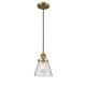 Option Clear / Brushed Brass