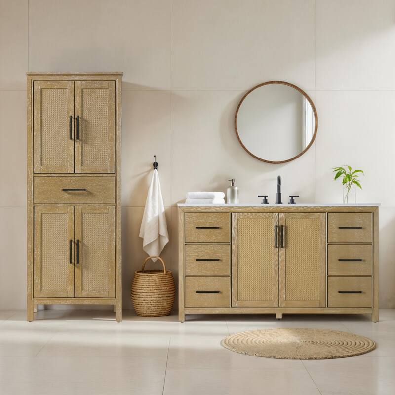 Winslow 16-28 Inch Bath Storage Cabinet