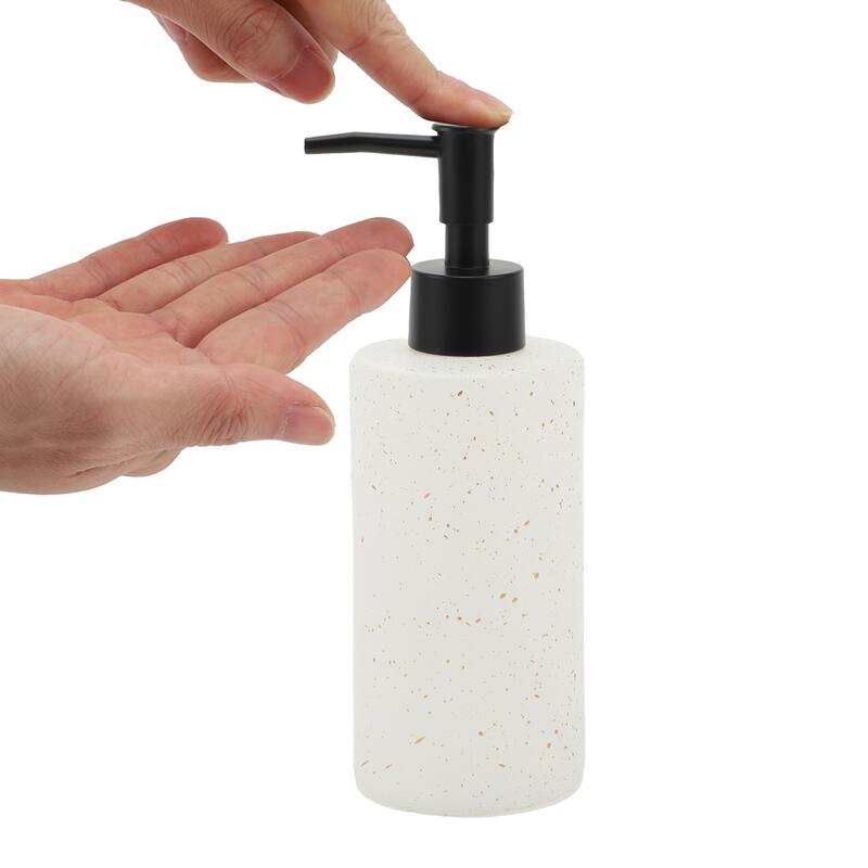 Cylindrical Classic Soap Pump Dispenser for Hotels 350ml 1 Pcs