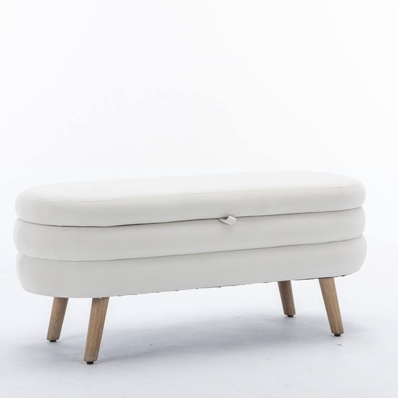 Storage Bench Bedroom Bench With Wood Legs