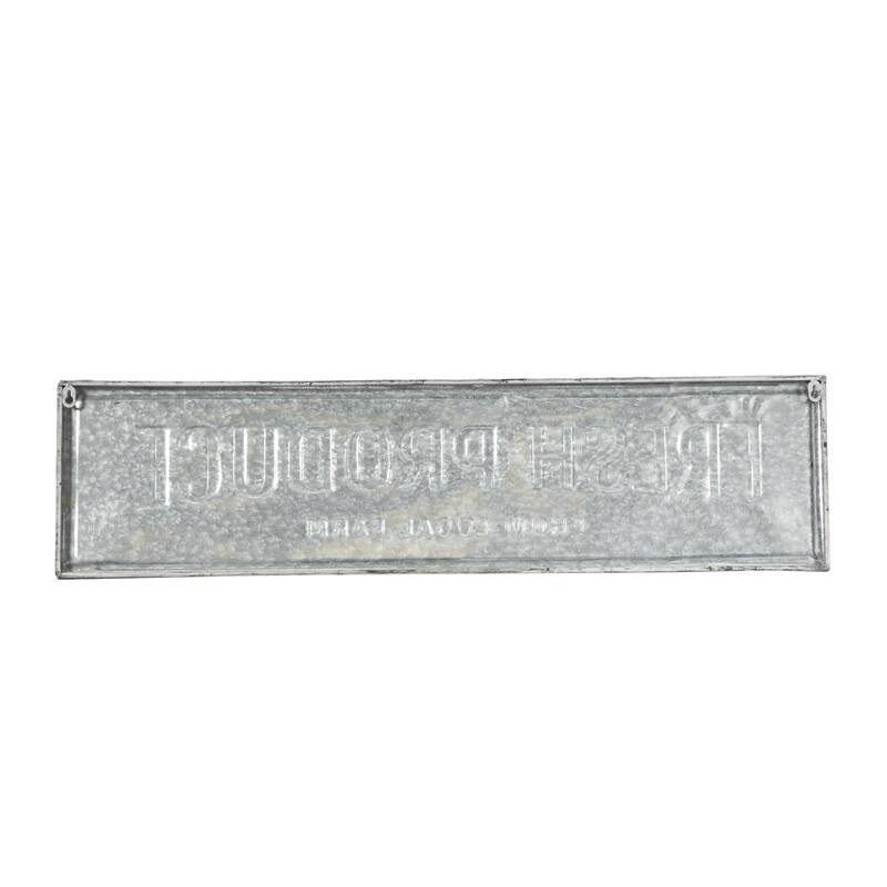 Metal Sign Wall Decor - Brown - Roche River Decor
