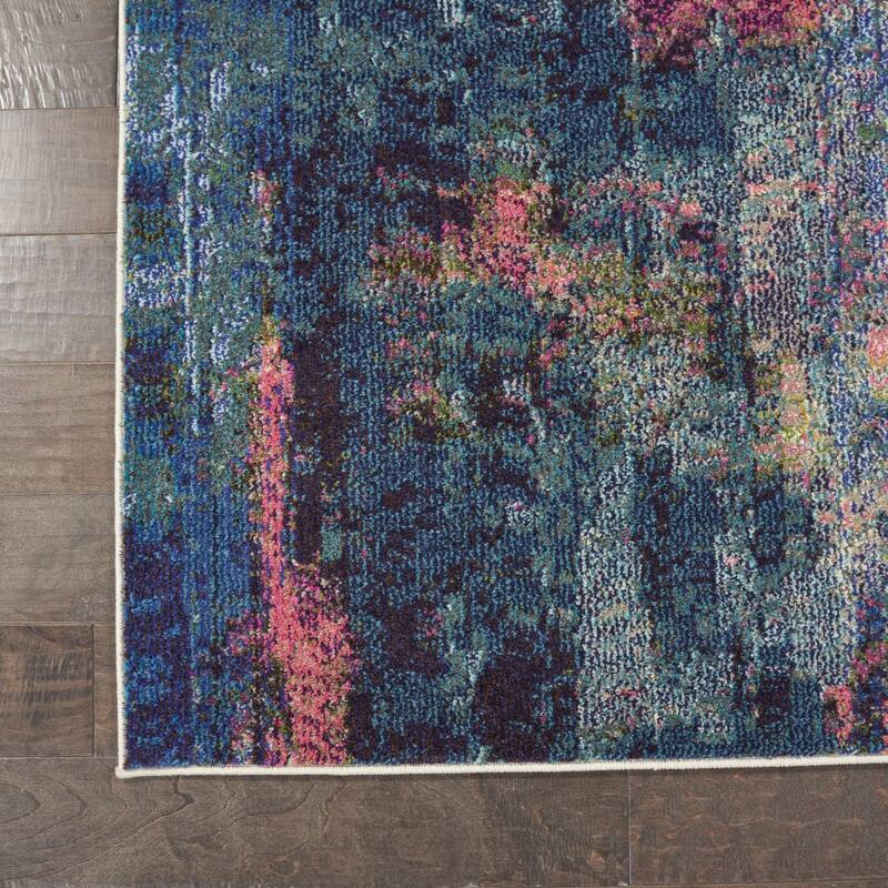 Power Loomed Abstract Modern Durable Area Rug - 168' X '120' X '0.5