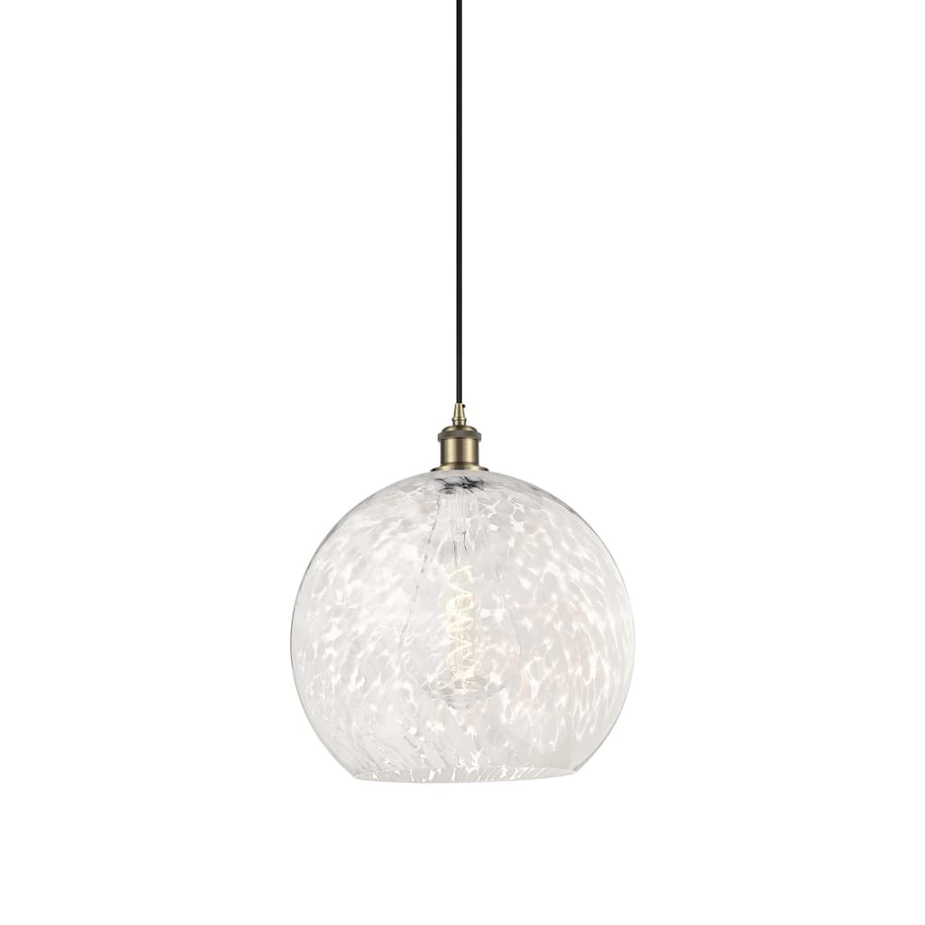 Innovations Lighting 516-1P-17-14 White Mouchette Pendant White