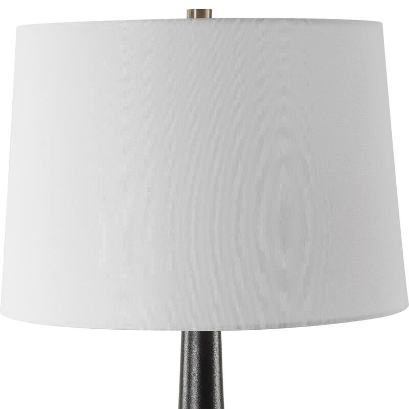Uttermost Foster Black Glaze Table Lamp - 26'' H X 16'' W X 16'' D