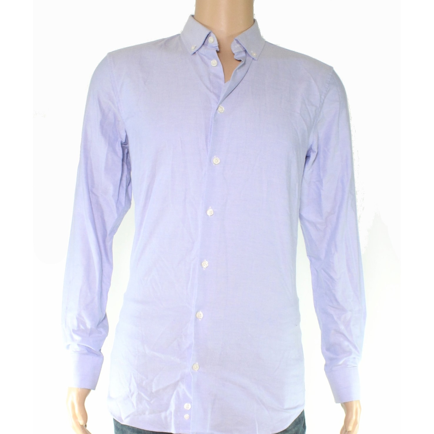 Shop 14th Union Mens Dress Shirt Blue Size Medium M Chambray