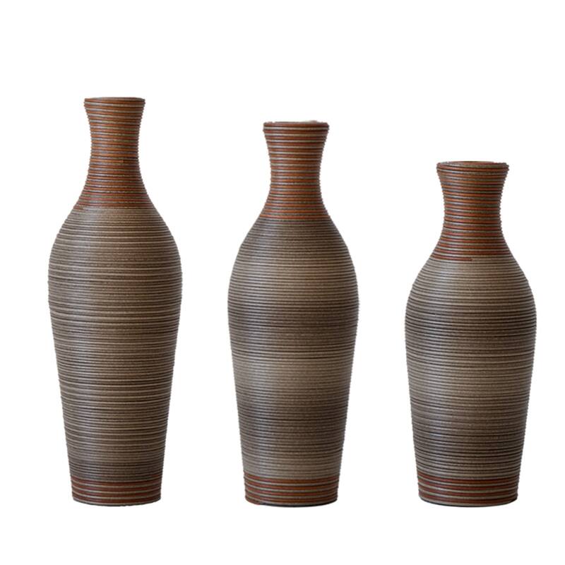 High Independent Decorative PVC Floor Vase (Set of 3)