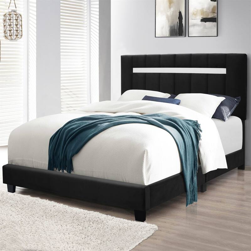 Queen Size Adjustable Upholstered Bed