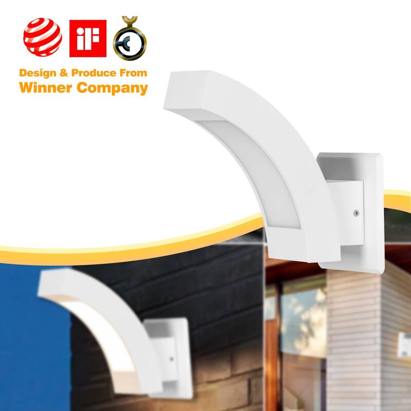 Wall Lights Outdoor Wall Sconce Modern LED Patio Porch Lights Aluminum Exterior Light Fixture Waterproof IP54 for Hallway House