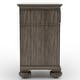 preview thumbnail 15 of 13, Vame 3-Piece Traditional Grey Wood Poster Bedroom Set With Two Nightstands by Furniture of America
