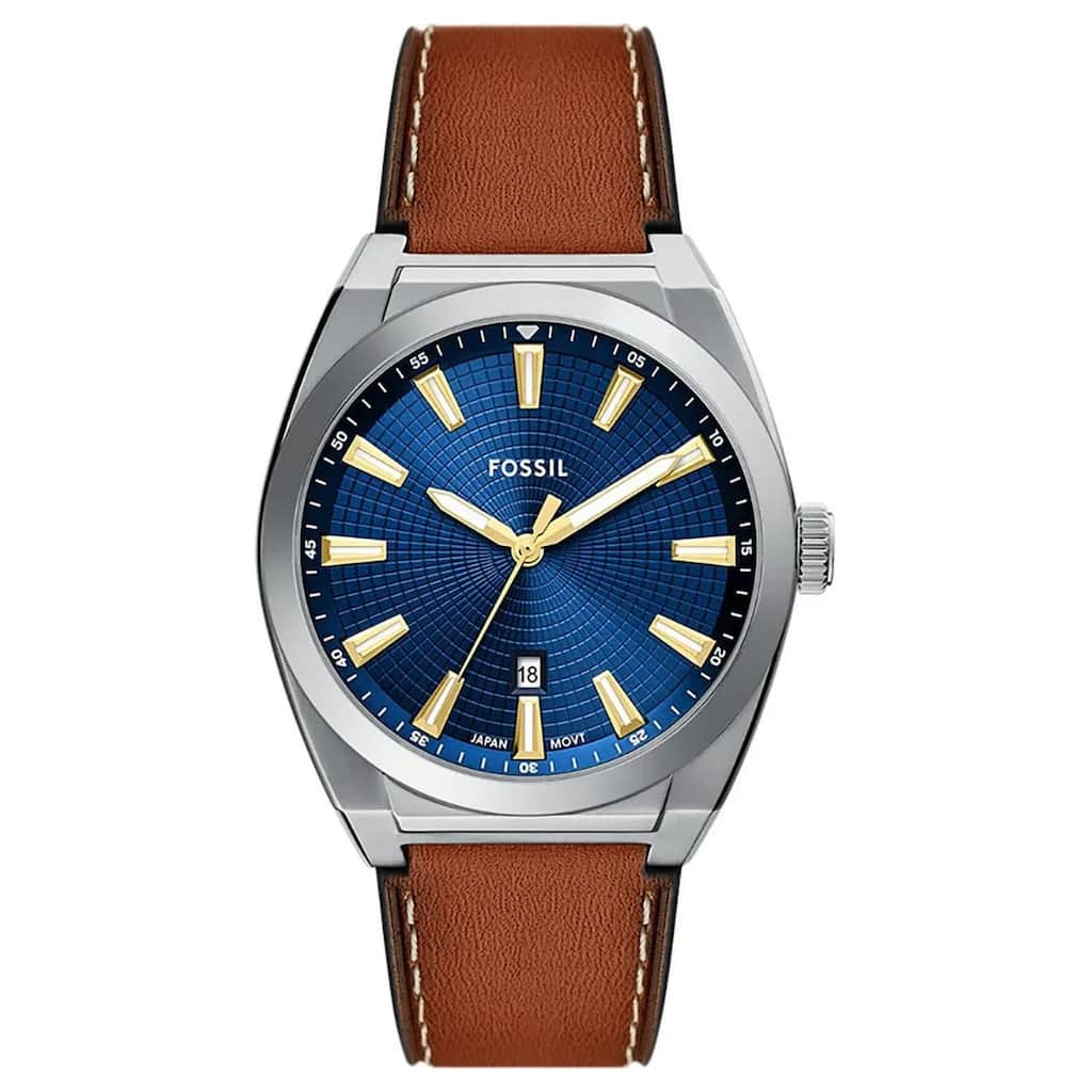 Fossil Men's Everett Blue Dial Watch - FS6115 - 6 (36)