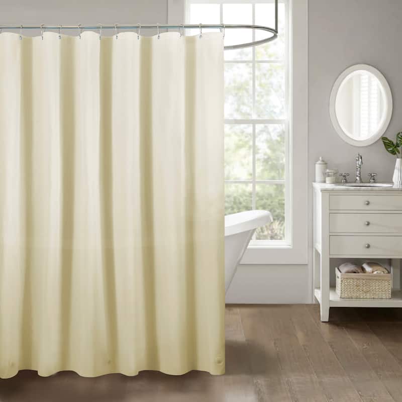 RT Designers Collection Waterproof Shower Liner - Beige - 3 Gauge