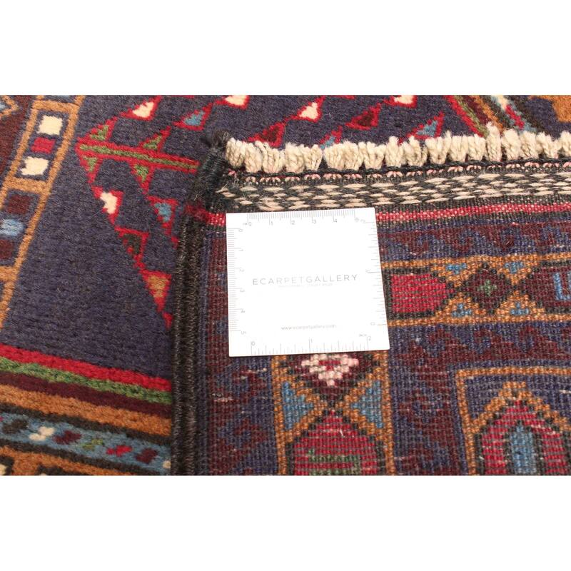 ECARPETGALLERY Hand-knotted Teimani Brown Wool Rug - 2'10 x 5'0