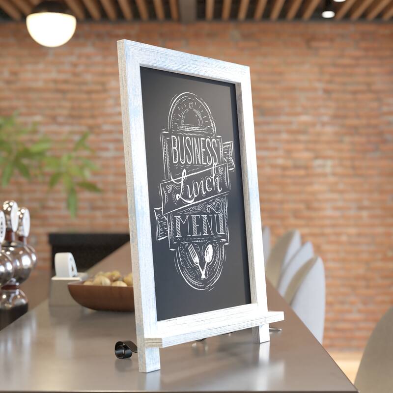 10 Pack Tabletop or Wall Mount Magnetic Chalkboards