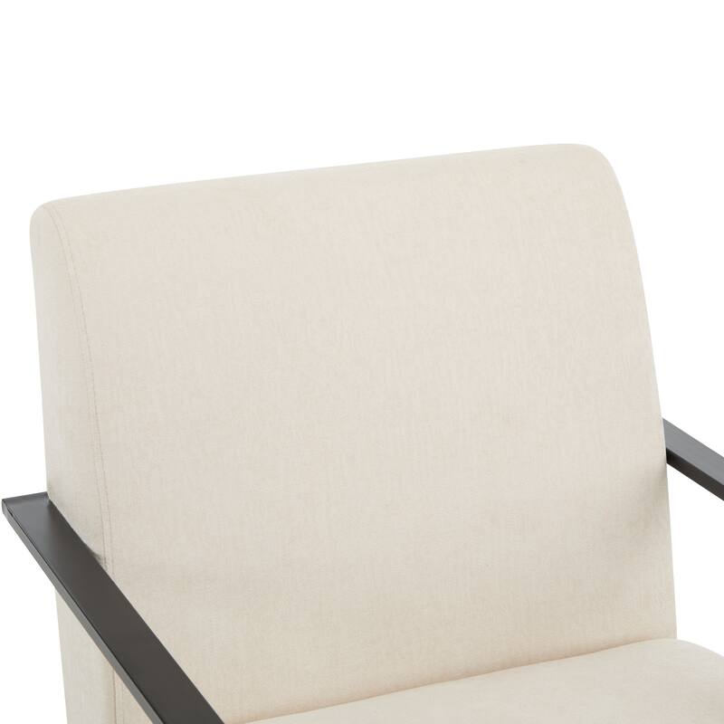 Polyester Lounge Chairs (Set of 2） with Sturdy Metal Frames, Ergonomic Design, and Space-Saving Profile