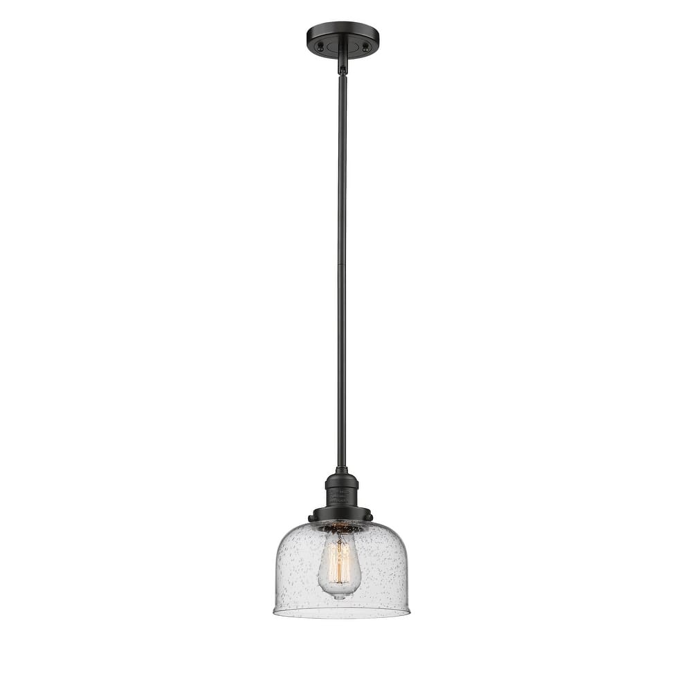 Innovations Lighting Franklin Restoration Bell - 1 Light 8" Stem Hung Mini Pendant