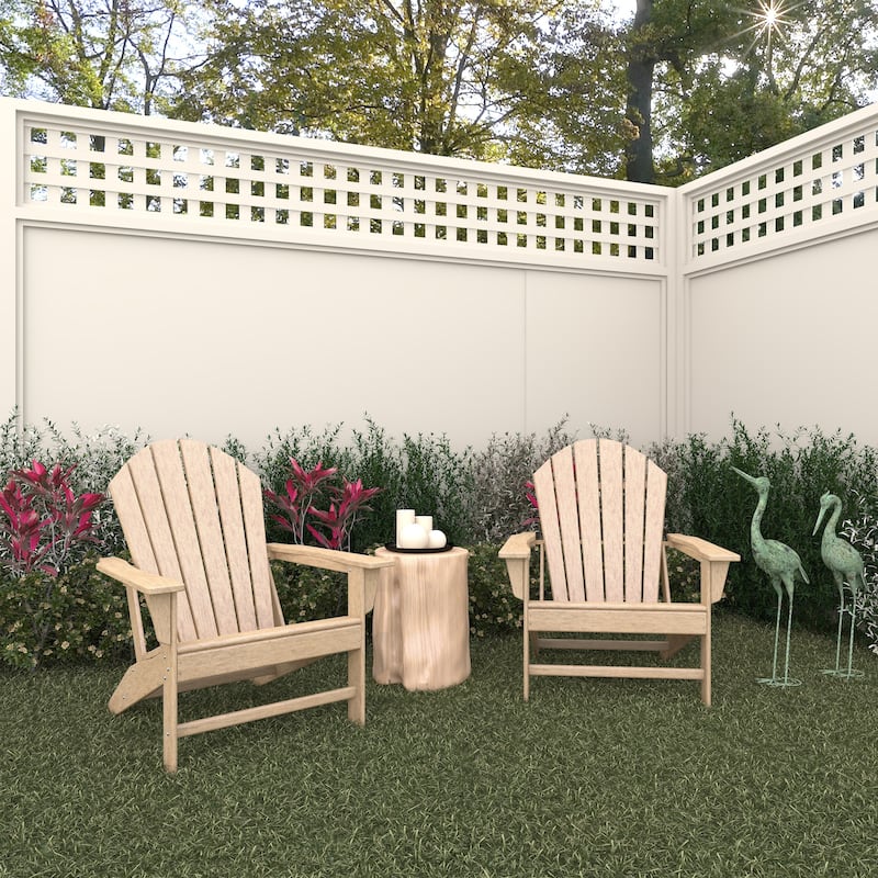 Resin Traditional Outdoor Adirondack Chair