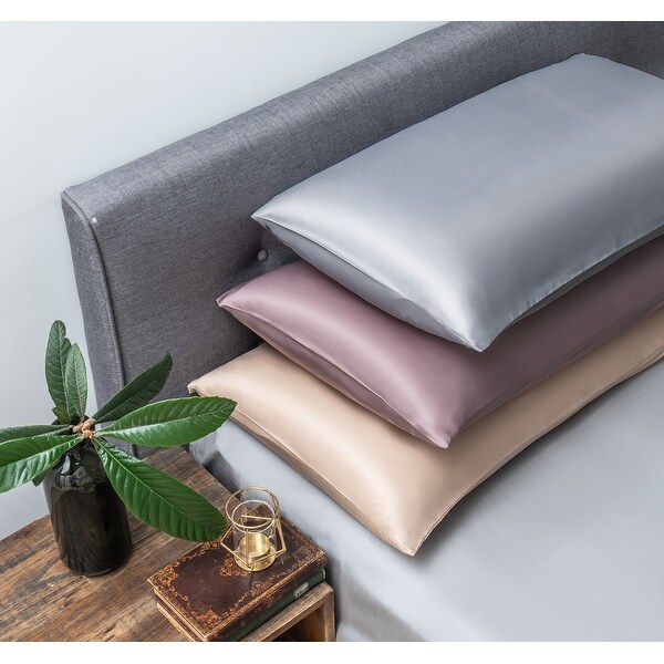 Shop 100 Pure Mulberry Silk Pillowcases 2 Pack Overstock 32429685