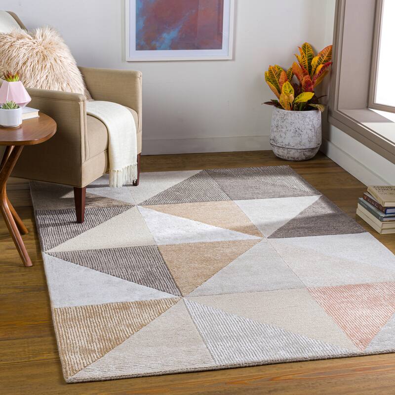 Livabliss Sefu Modern Patchwork Area Rug