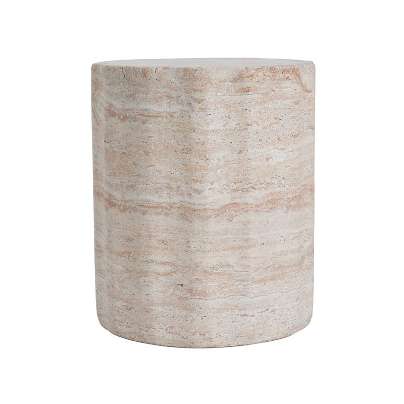 Cambio Outdoor Lightweight Concrete Side Table by Christopher Knight Home