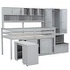 preview thumbnail 4 of 47, Wood Loft Bed Big Storage with Under-Bed Desk, Drawers, Shelves