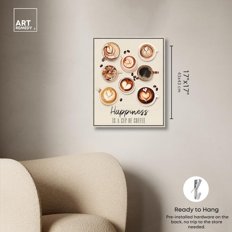 68945 Coffee Cup Collection Canvas by Art Remedy