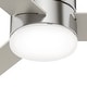 preview thumbnail 19 of 23, Hunter 52" Minimus Modern Sleek Low Profile Ceiling Fan with LED Light, Handheld Remote - Contemporary, Transitional