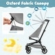 preview thumbnail 19 of 18, Gymax Lightweight Baby Stroller Compact & Airplane-Friendly Travel