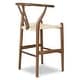 preview thumbnail 14 of 38, Poly & Bark Weave 23.5" Seat Height Counter Stool - Solid Wood with Woven Seat
