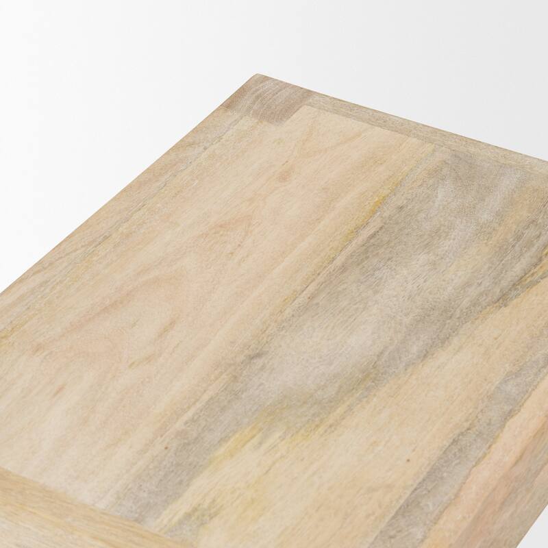 Colony Light Brown Solid Wood Counter Stool - 16.0L x 13.0W x 25.0H