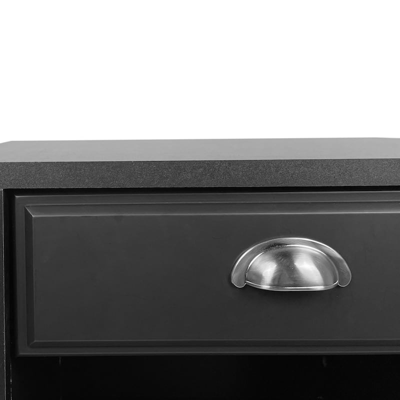 Foisy Faux Wood Nightstand with Drawer (Set of 2) by Christopher Knight Home