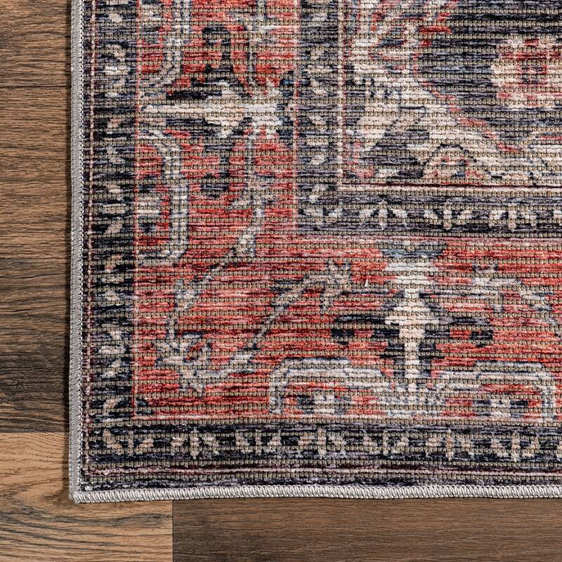 Nuloom Wild Orchid Machine Washable Area Rug