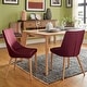 preview thumbnail 18 of 21, Sasha Oak Barrel Back Dining Chair (Set of 2) by iNSPIRE Q Modern - Set of 2