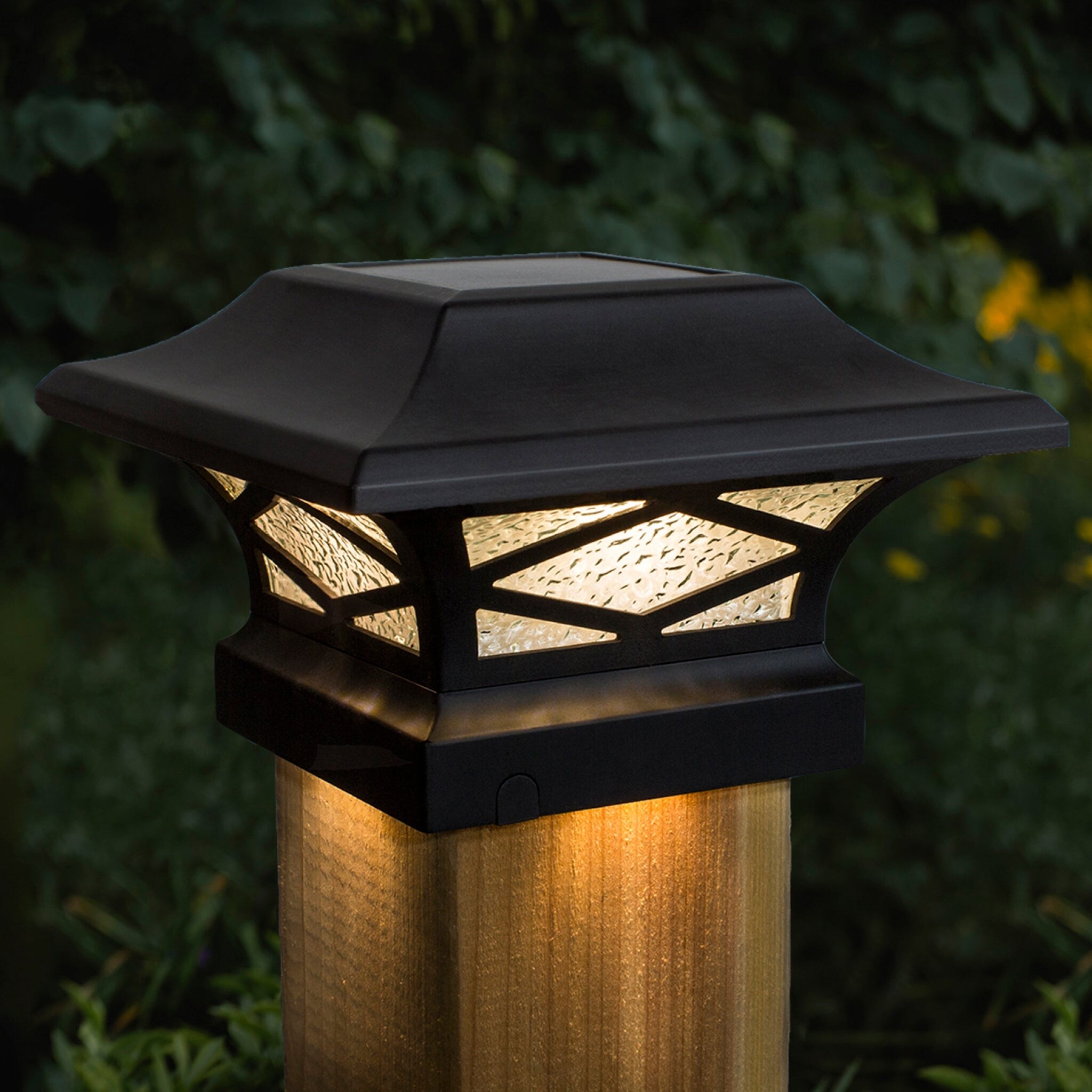Solar post covers hot sale