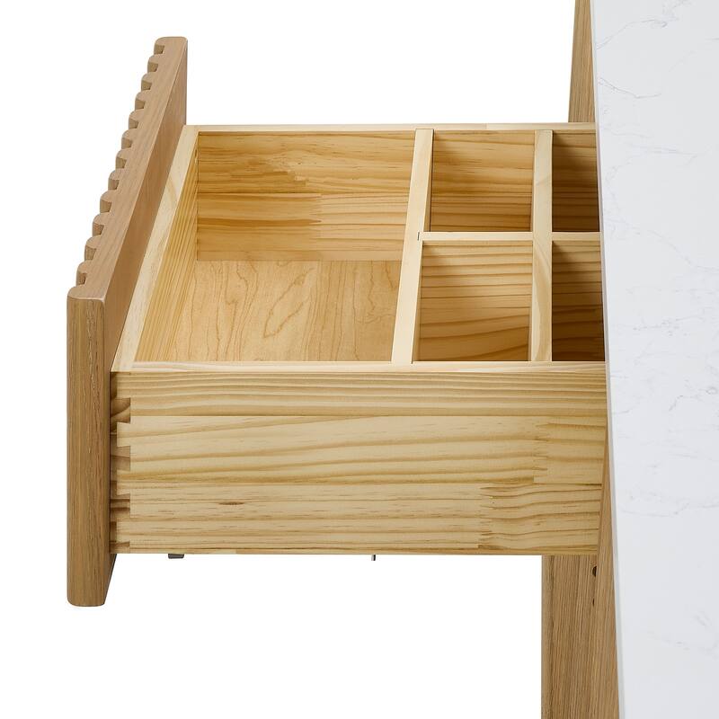 Miseno MV-SEOU60M-GWT Seoul 60" Free Standing Double Basin Vanity Set