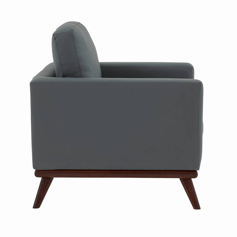 Chester Modern One-Seater Sofa Leather Or Mesh Upholstery Accent Arm Chair for Living Room Bedroom Lounge - 33.46