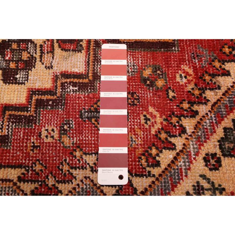 ECARPETGALLERY Hand-knotted Konya Anatolian Red Wool Rug - 4'11 x 9'8