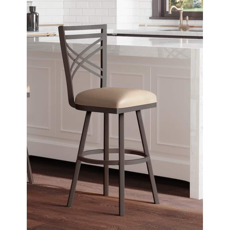 Tempo Furniture Rebecca Swivel 26" Counterstool/30" Barstool by Furnish Theory