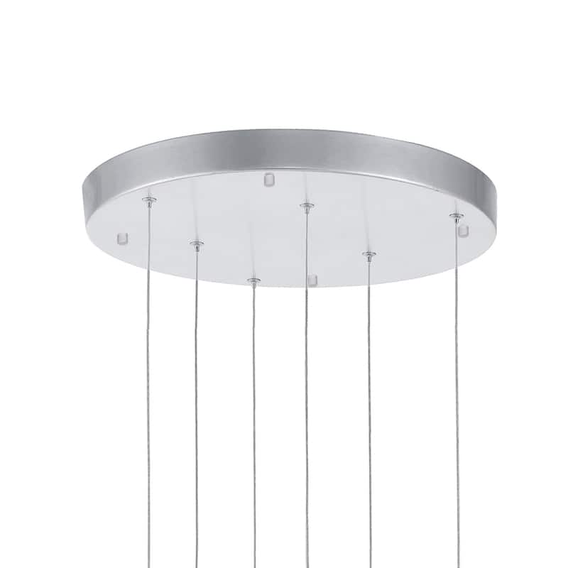 Carolina LED Chandelier With Pewter Finish