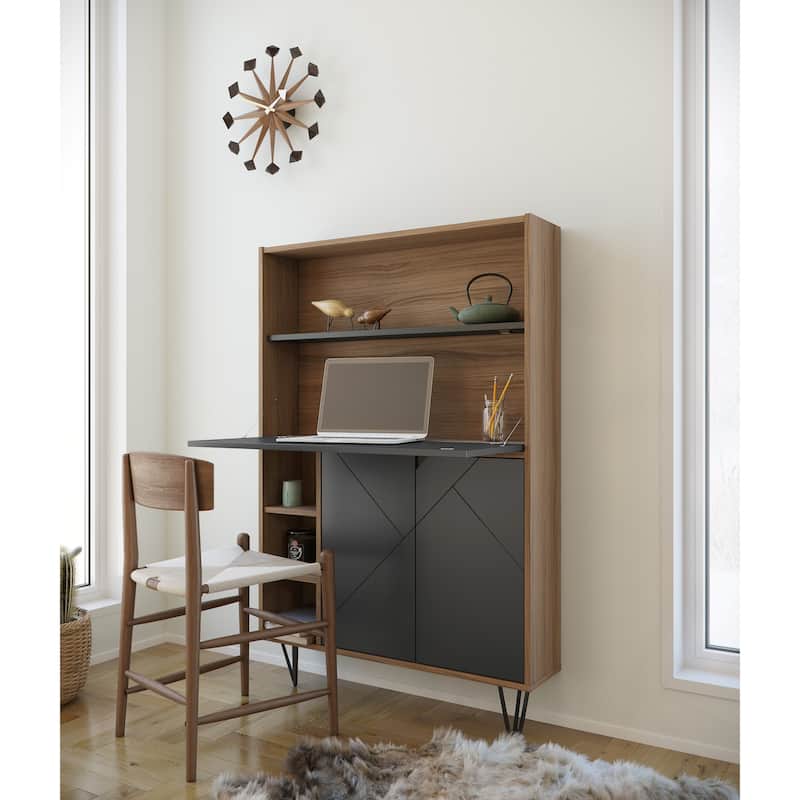 Nexera Slim Secretary Desk