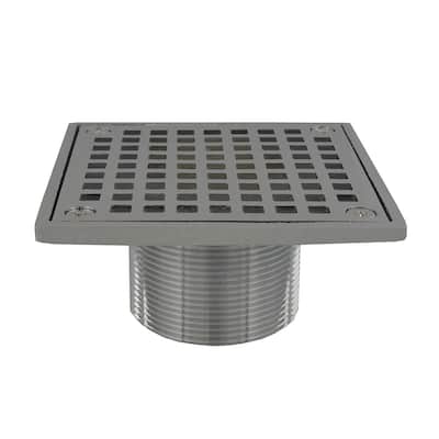 Jones Stephens D60942 4 CP Square Strainer and Spud - Chrome Plated