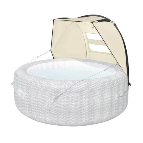 Bestway SaluSpa Sun Shade Canopy Accessory for Round Inflatable Hot Tub Spas - 2.58