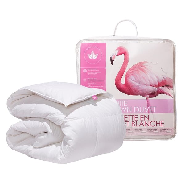 slide 2 of 8, Canadian Down & Feather Company White Down Comforter Summer weight Full