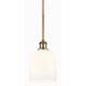 Option Brushed Brass / Glossy White