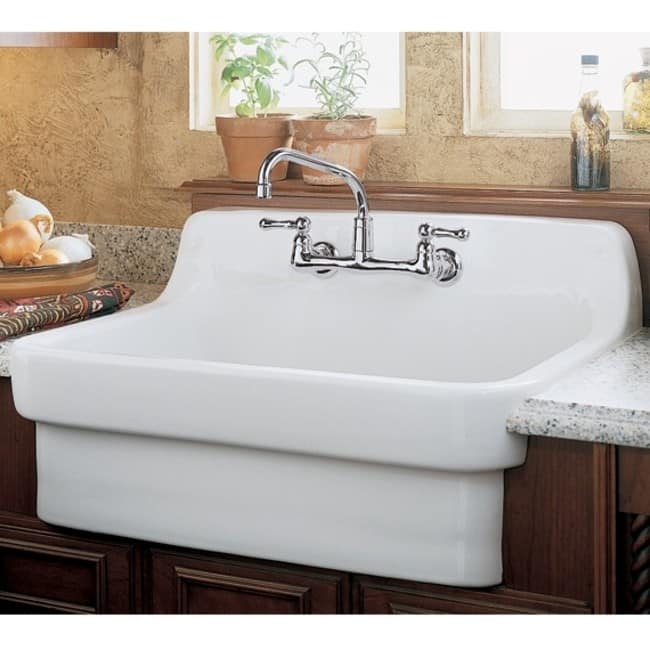 American Standard Country 30" Single Basin Vitreous China Kitchen Sink