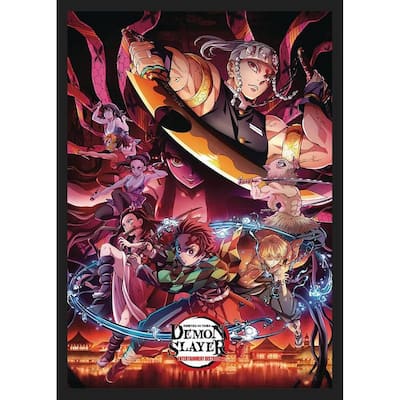 Demon Slayer Entertainment District Framed Poster - 24 x 36 Inch