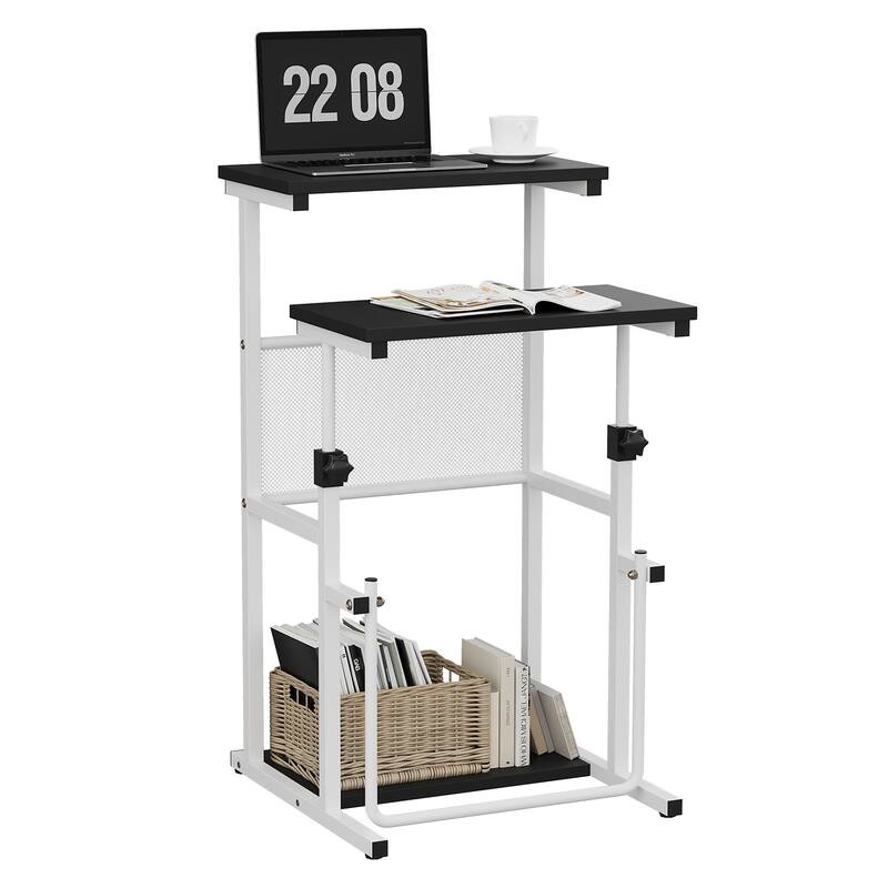Futzca Standing Desk, Adjustable Height Laptop Table